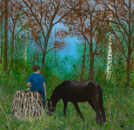 A Boy and His Horse